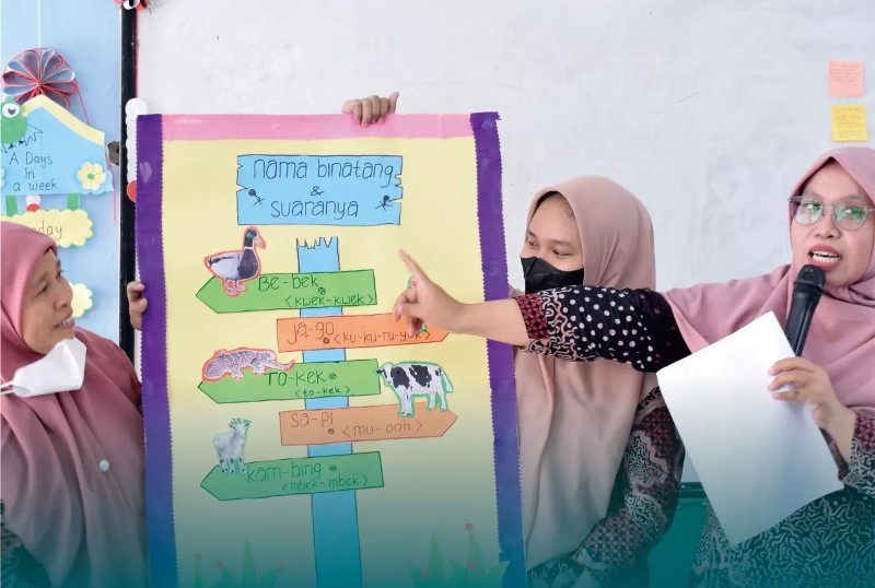 Pelatihan Display Kelas MI Amaliyah Bogor