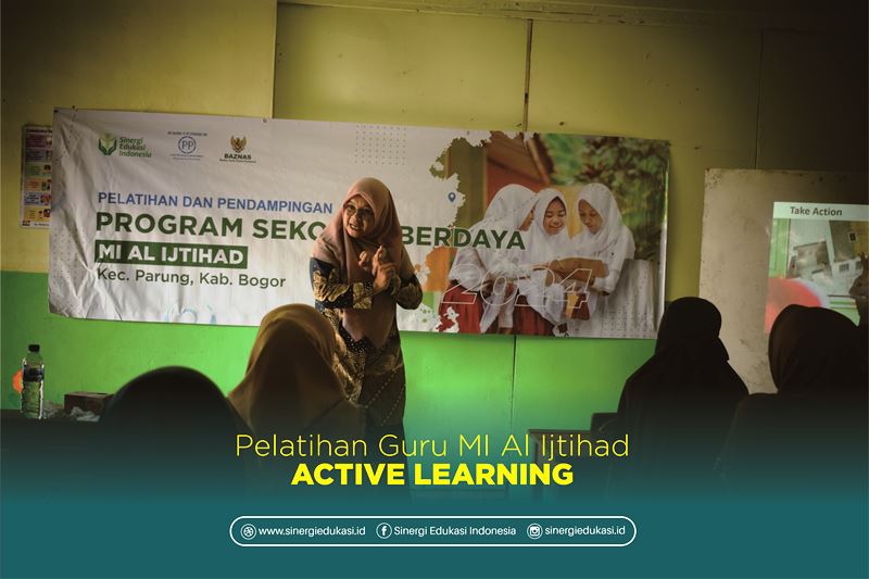 Sinergi Edukasi Indonesia Gelar Pelatihan Active Learning di MI Al Ijtihad, Parung